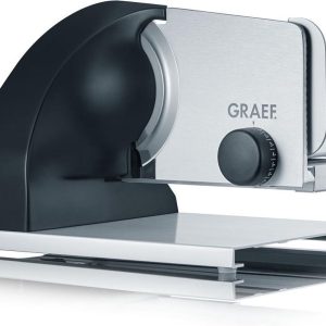 Graef SKS902EU snijmachine Electrisch Zwart, Roestvrijstaal Aluminium 185 W (4001627011536)